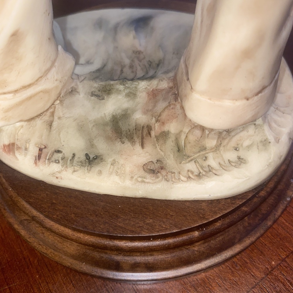 1990 Schmidt Santini Golfer‎ Statue 13", Signed By A. Santini - Picture 3 of 11